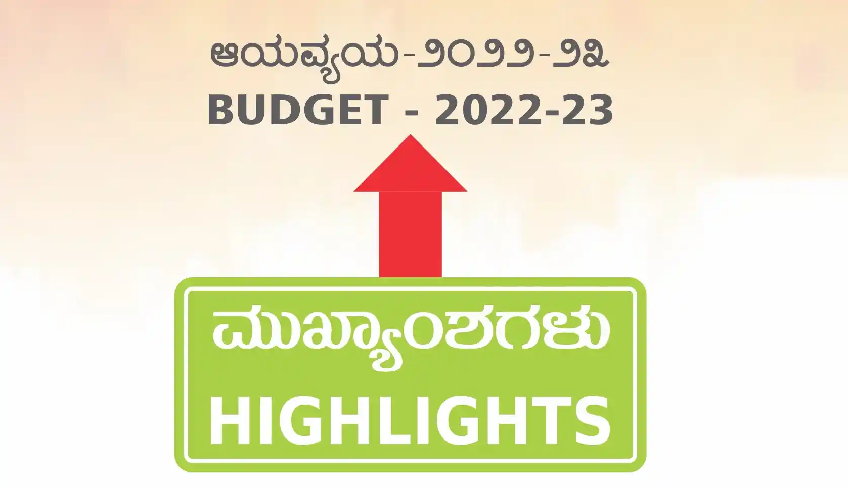 Karnataka Budget 2022-23 PDF in Kannada